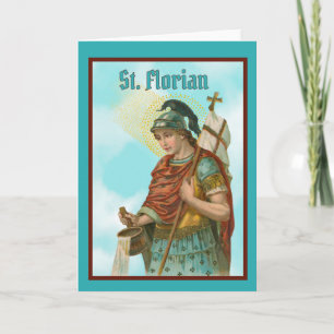 St. Florian med Bucket (Clear Himlar; M 019) Kort