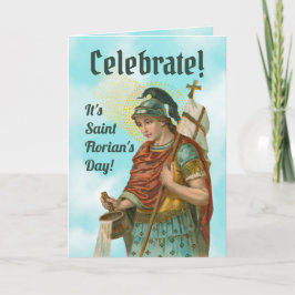 St. Florian med Bucket (Clear Himlar; M 019) Kort