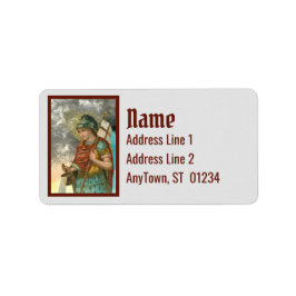 St. Florian med Bucket (Smoke; M 019) Adressetikett