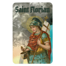 St. Florian med Bucket (Smoke; M 019) Magnet