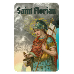 St. Florian med Bucket (Smoke; M 019) Magnet