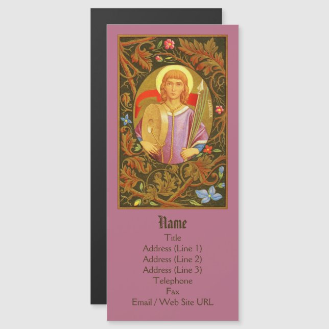 St. Florian of Lorch (PM 03) Magnetic Card (Fram/baksida)