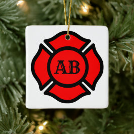 St. Florians Kor (Stil 1) Square Julgransprydnad Keramik