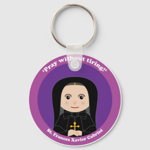 St. Frances Xavier Cabrini Nyckelring