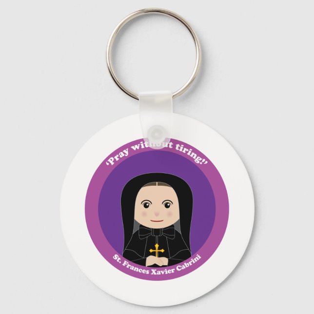 St. Frances Xavier Cabrini Nyckelring (Framsida)