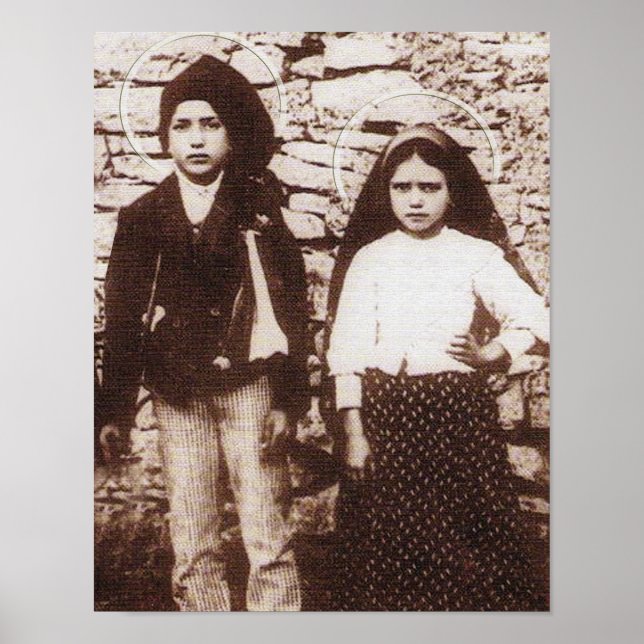 ST FRANCESCO OCH ST JACINTA POSTER (Framsidan)