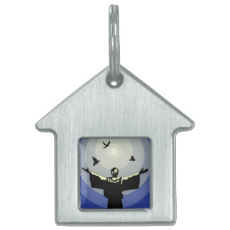 St. Francis Animal Hund Cat Pet Protector ID-bricka Husdjur
