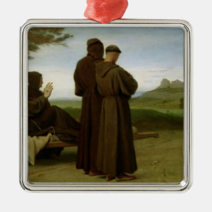 St Francis av Assisi Julgransprydnad Metall