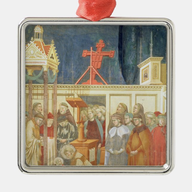 St Francis av Assisi Julgransprydnad Metall (Framsidan)