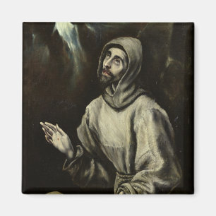 St Francis av Assisi Magnet