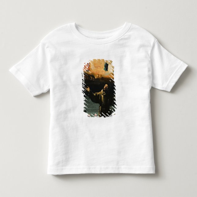 St Francis av Assisi, mirakel av ro T-shirt (Framsida)