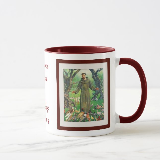 St Francis av Assisi Mugg (Höger)