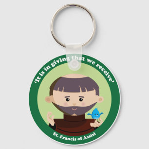 St Francis av Assisi Nyckelring