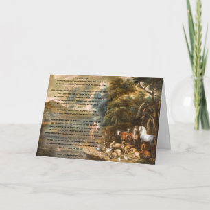 St Francis av Assisi & regnbågen överbryggar Kort