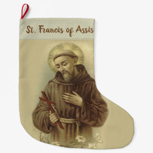 St Francis av Assisi Stor Julstrumpa