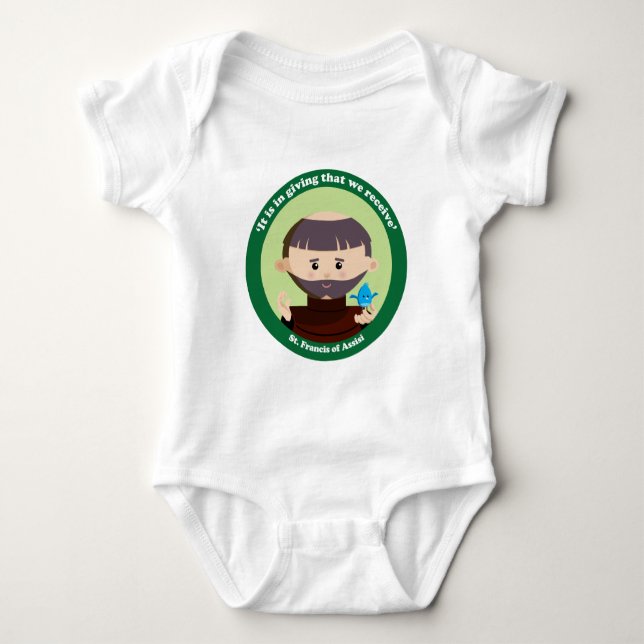 St Francis av Assisi Tee (Framsida)