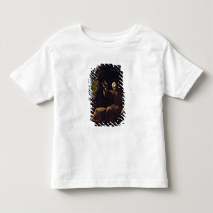 St Francis av Assisi tröstade vid en ängel T-shirt