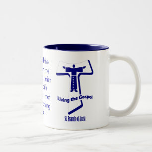 St Francis av Assisi Två-Tonad Mugg