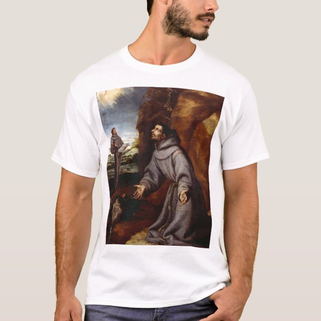 St Francis av assisien Tee (Framsida)