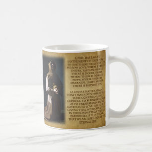 St Francis av Assisis bön Kaffemugg