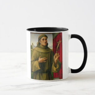St Francis av Assissi, c.1490 (tempera på panel) Mugg