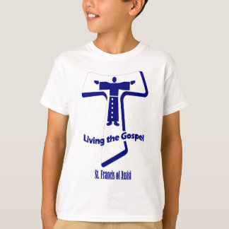 St Francis av det Assisi citationstecknet T-shirt