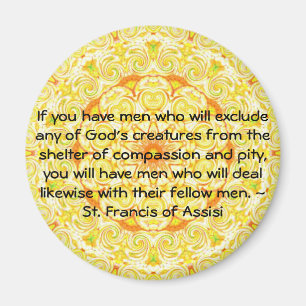 St Francis av det Assisi djurens Magnet