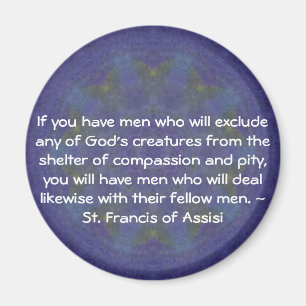 St Francis av det Assisi djurens Magnet