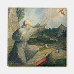 St Francis av det Assisi hälerit stigmatana Magnet