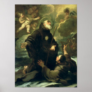 St Francis av Paola, 1416-1507) Poster