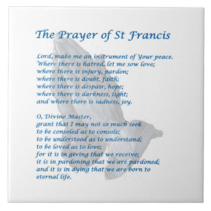 St Francis bön Kakelplatta