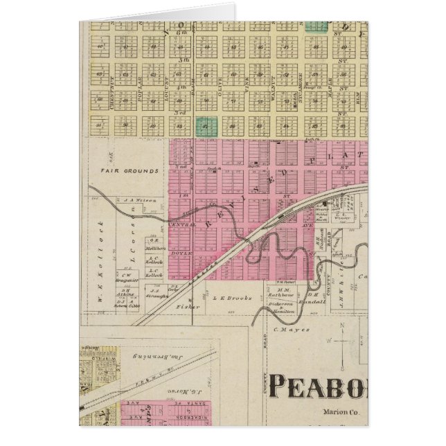 St. Francis City, Kansas Hälsningskort (Framsidan)