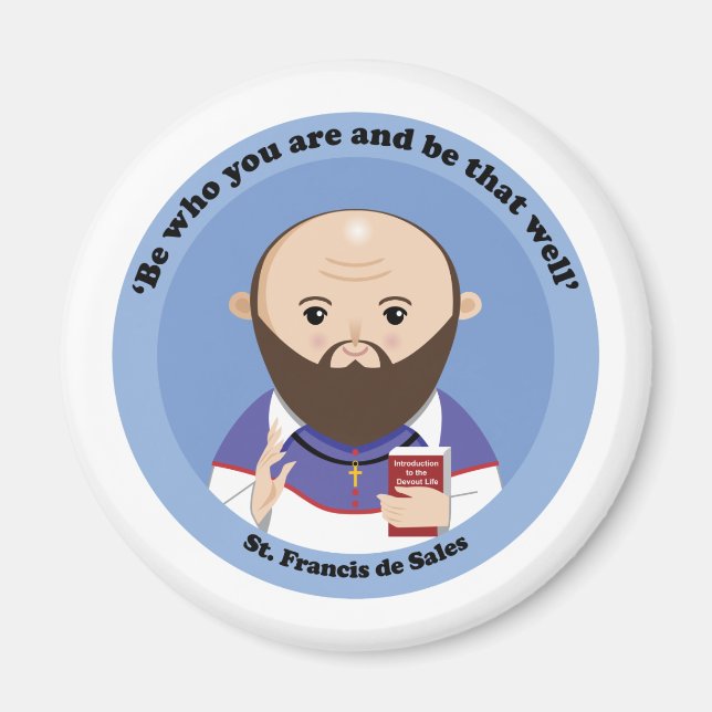 St. Francis de Sales Magnet (Framsidan)