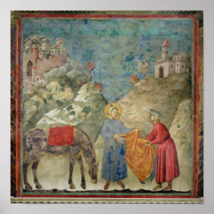 St Francis ger hans lag till en främling Poster