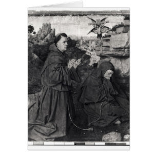 St Francis häleri stigmatana, c.1427 Hälsningskort