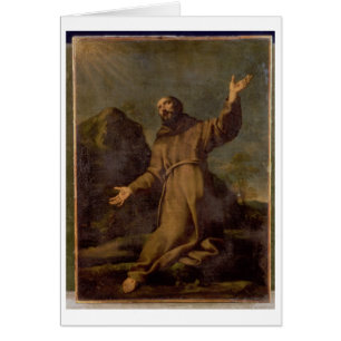 St Francis häleri stigmatana Hälsningskort