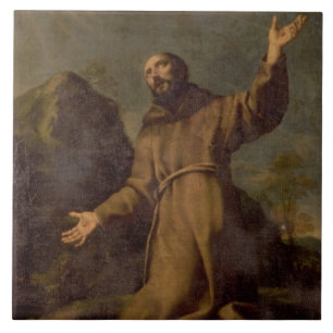 St Francis häleri stigmatana Kakelplatta