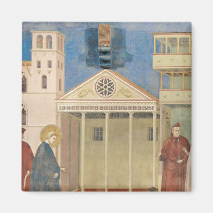 St Francis hedrade vid en enkel man, 1297-99 Magnet