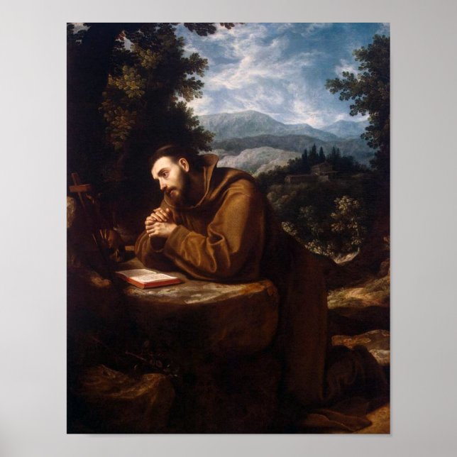 St Francis i Prayer Poster (Framsidan)