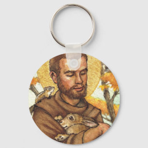 St Francis keychain Nyckelring
