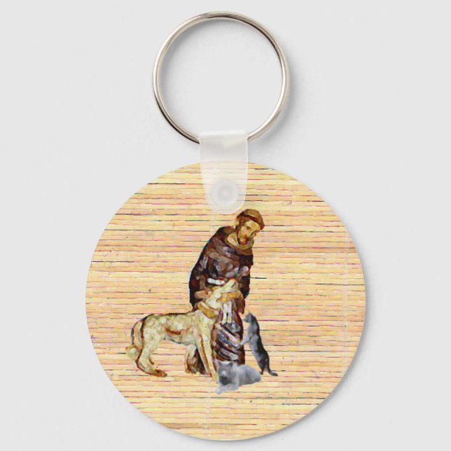 St. Francis Keychain Nyckelring (Framsida)