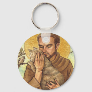 St Francis keychain Nyckelring