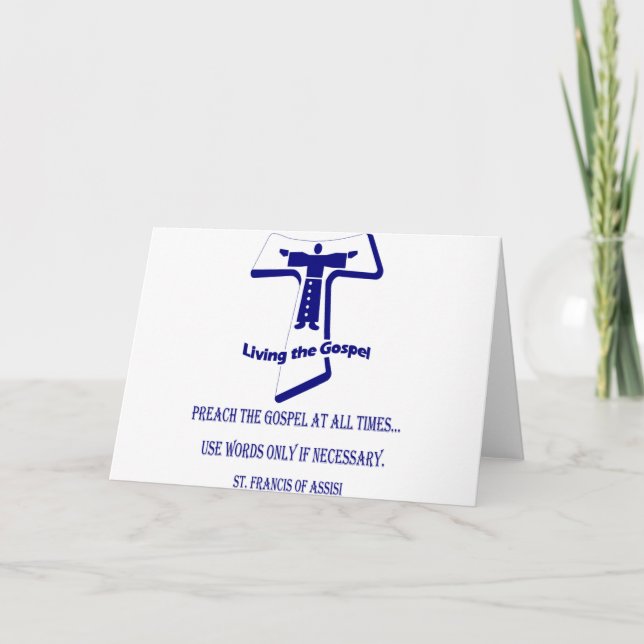 St Francis Kort (Framsida)