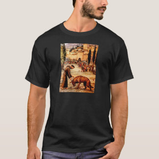 St Francis och vargen T-shirt