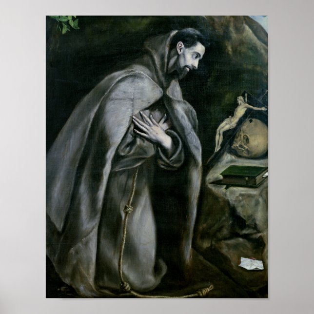 St. Francis of Assisi, 1580-95 Poster (Framsidan)