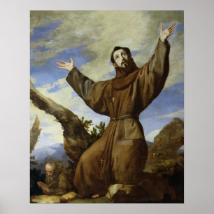 St. Francis of Assisi 1642 Poster