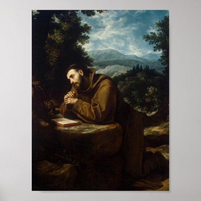 St. Francis of Assisi av Cigoli Poster (Framsidan)