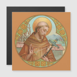 St Francis of Assisi (BK02) Magnethälsningskort