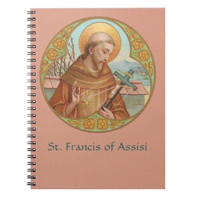 St. Francis of Assisi (BK 002) Anteckningsbok (Framsidan)