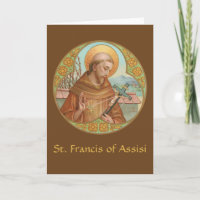 St. Francis of Assisi (BK 002) Blank Hälsning